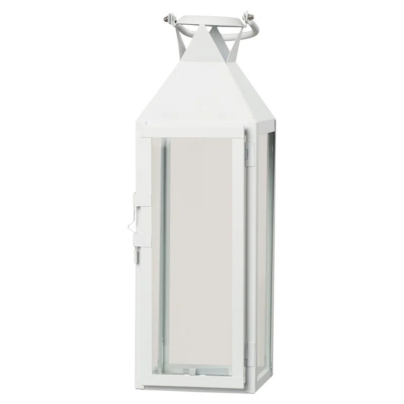 Artemesia Tall Glass and Metal Lantern | Wayfair North America