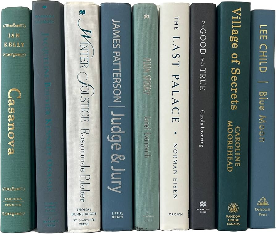 Real Books by Color in Custom Curated Sets for Office or Home Decor (11 Books, Custom 03) | Amazon (US)