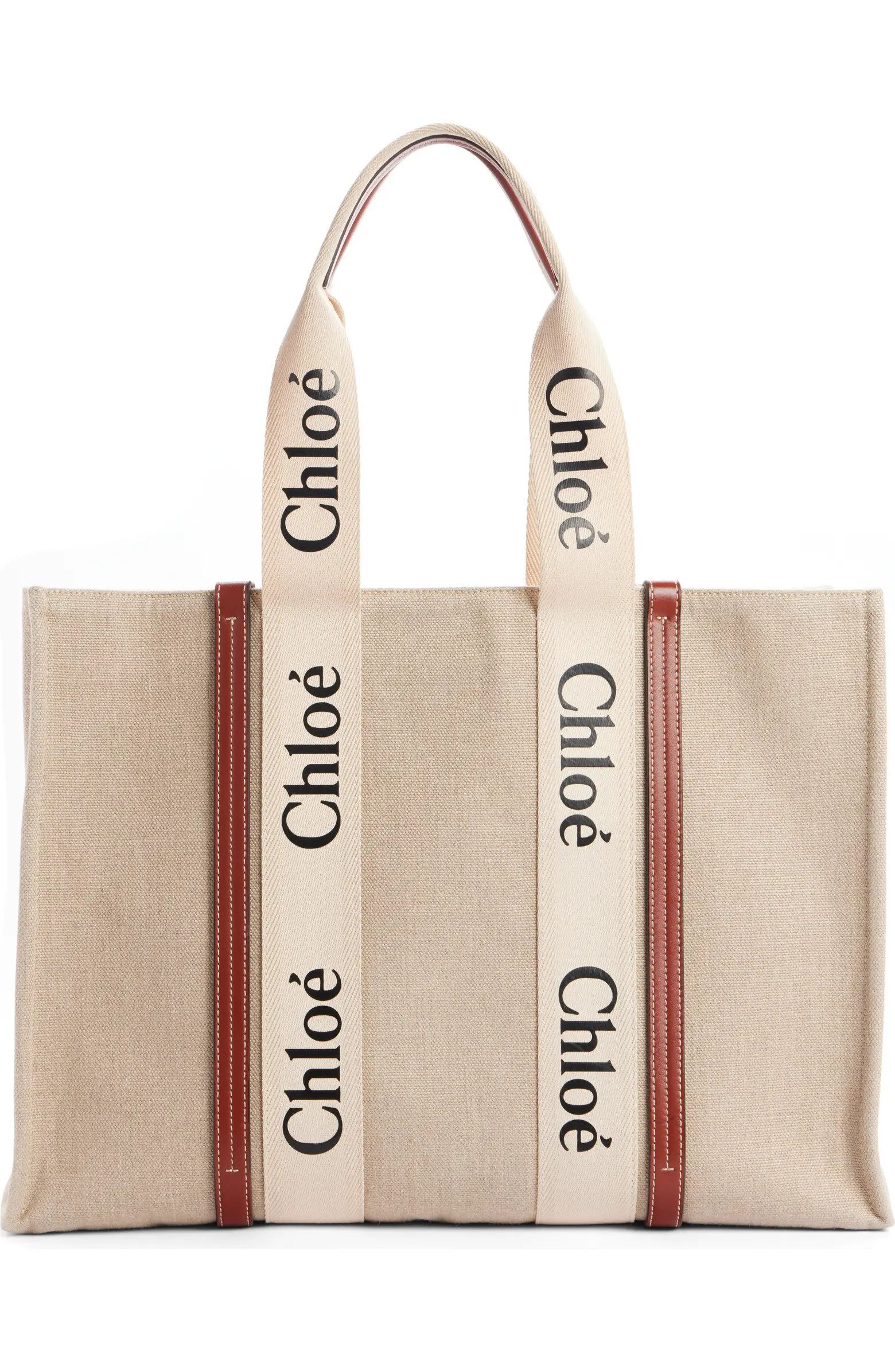 Medium Woody Linen Tote | Nordstrom
