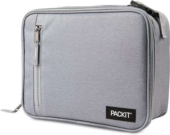 PackIt Freezable Classic Lunch Box, Gray Fog, Built with EcoFreeze® Technology, Collapsible, Reu... | Amazon (US)