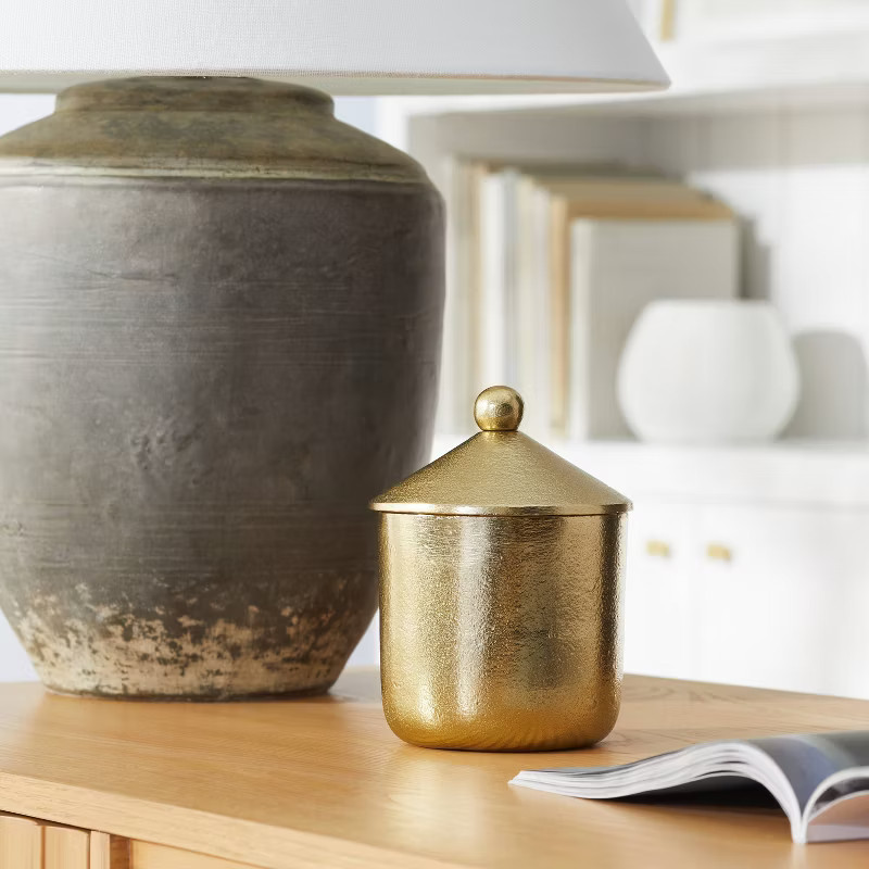 Tall Brass Canister - Threshold™ designed with Studio McGee | Target