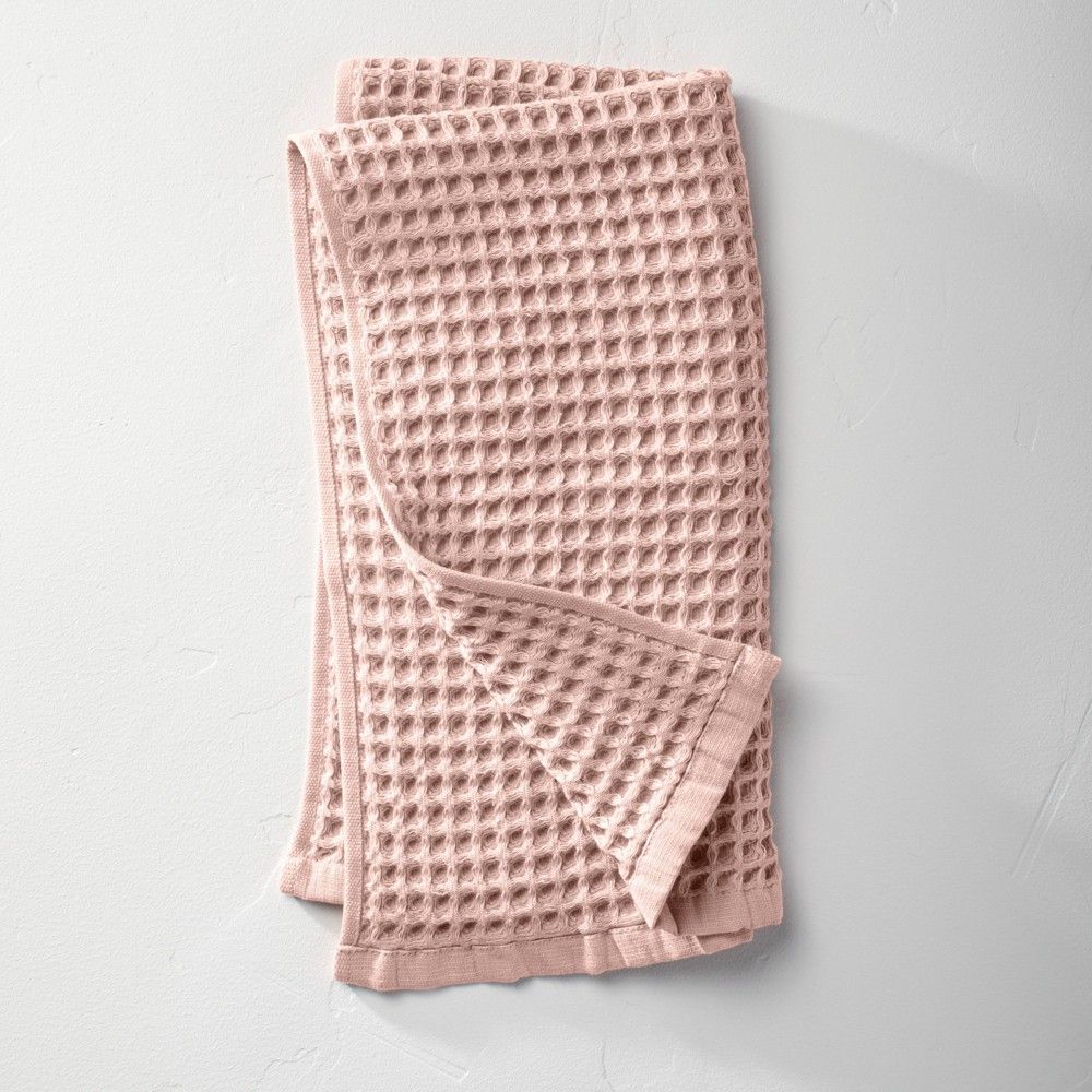 Waffle Hand Towel Light Blush - Casaluna | Target