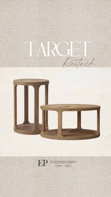 Restock
Accent table
Coffee table 

#LTKhome