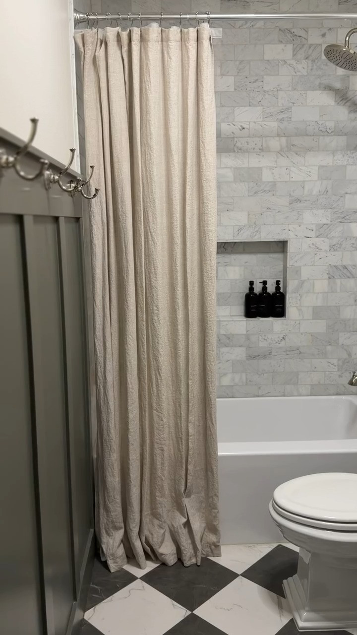If you’re looking for a taller shower curtain to extend your eye to the ceiling, this one is perfect!

home decor, interior design

#LTKmomlife #LTKOver40 #LTKHome
