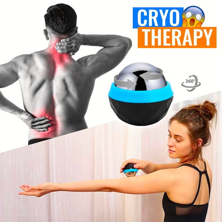 Roll Cryo - Cold Massage Roller Ball (Blue/Gray) | Walmart (US)