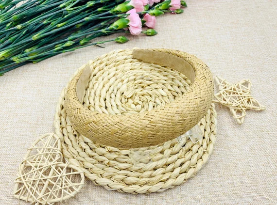 Straw Weaving Padded Headbandheadbands for Womenbohemian | Etsy | Etsy (US)