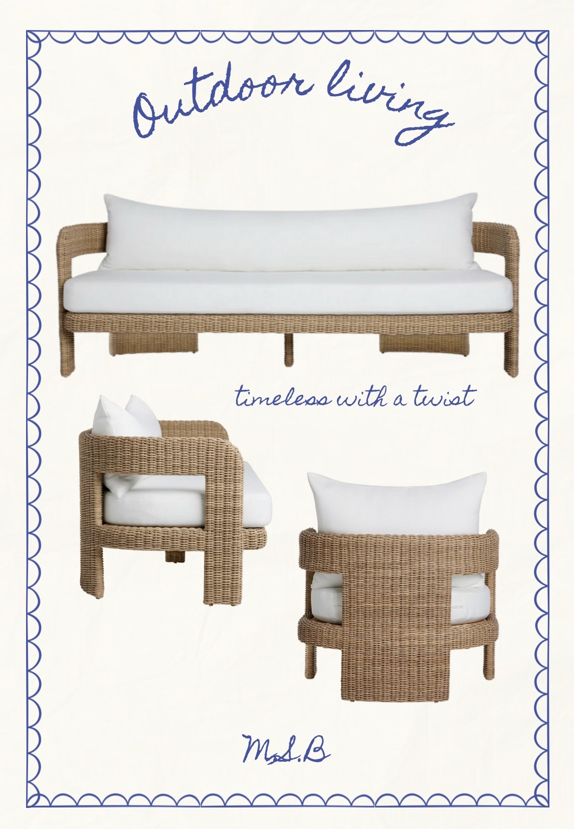 Timeless wicker with a modern twist 

#LTKStyleTip #LTKHome #LTKSeasonal