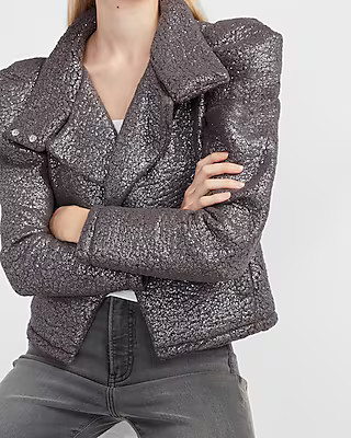 Cozy Puff Sleeve Sherpa Jacket | Express