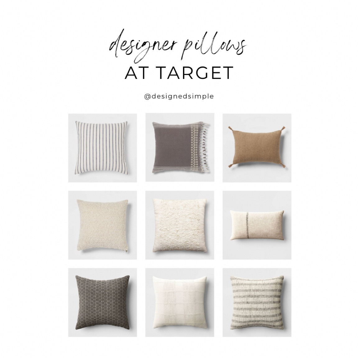 Target on sale throw pillows