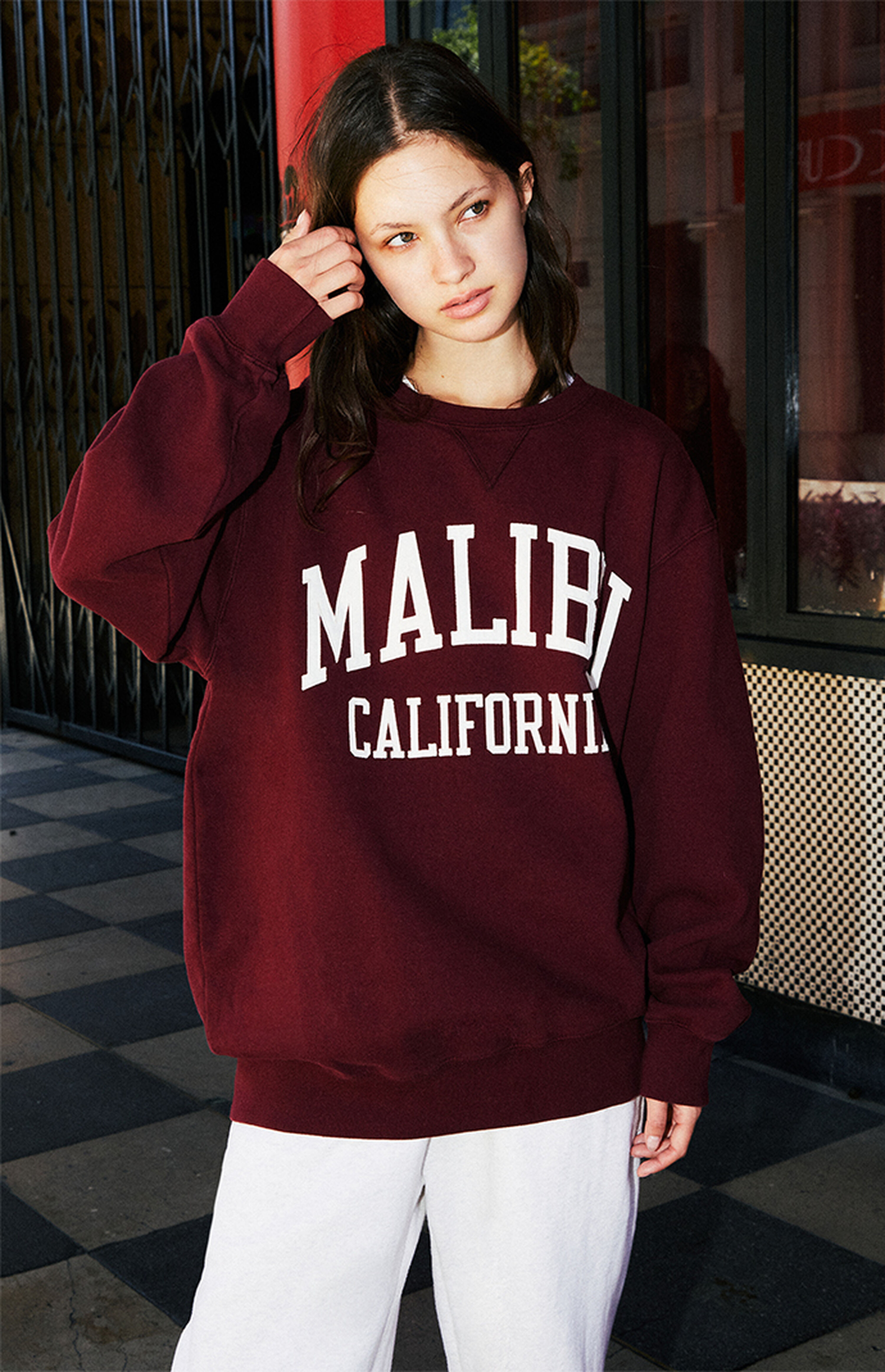 John Galt Erica Malibu CA Crew Neck Sweatshirt | PacSun