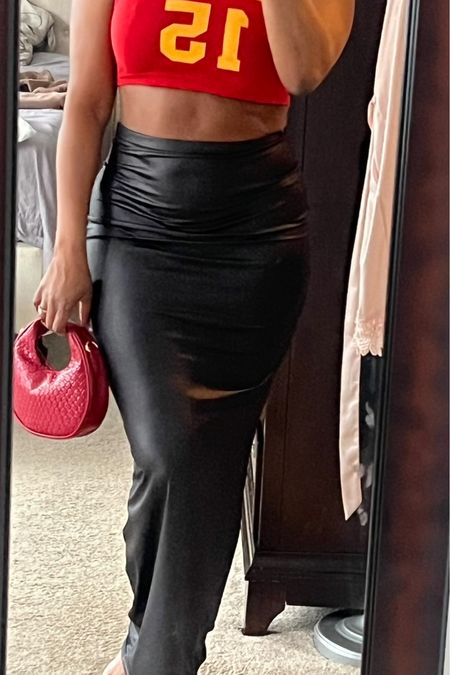 Long Faux Leather Skirt

#LTKbeauty #LTKstyletip #LTKmidsize