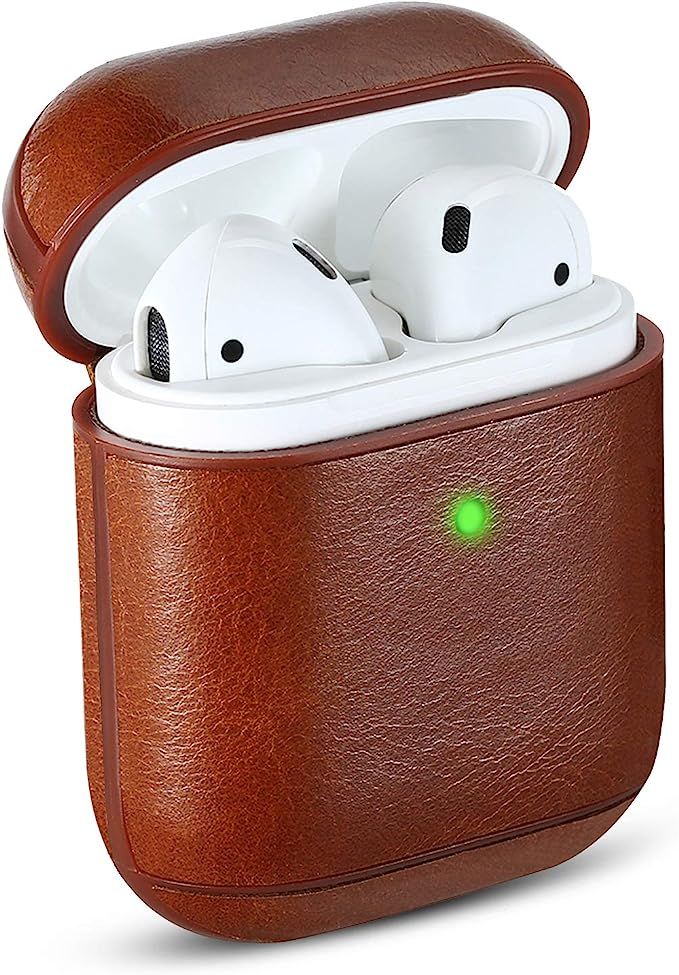 Airpods Case Cover, MAPUCE Airpod Cases Leather Compatible for Apple Airpods 2&1 Case Air Pod Cas... | Amazon (US)