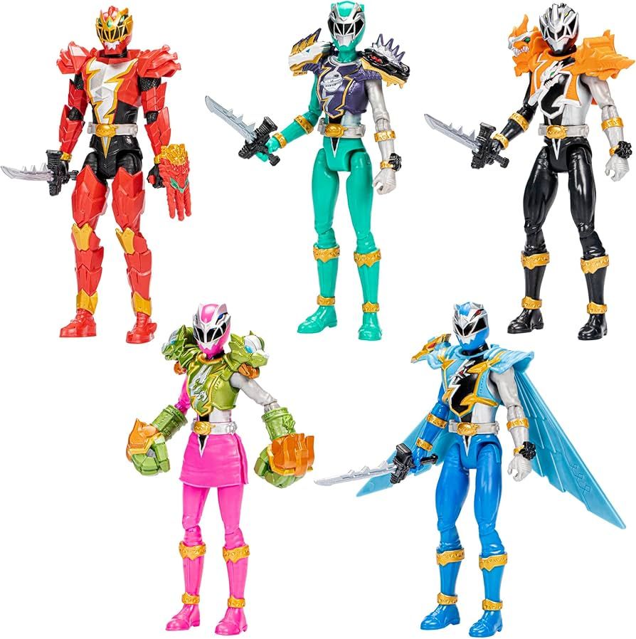 Power Rangers Dino Fury Team Up Pack, 6-Inch Action Figures, Toys for 4 Year Old Boys and Girls, ... | Amazon (US)