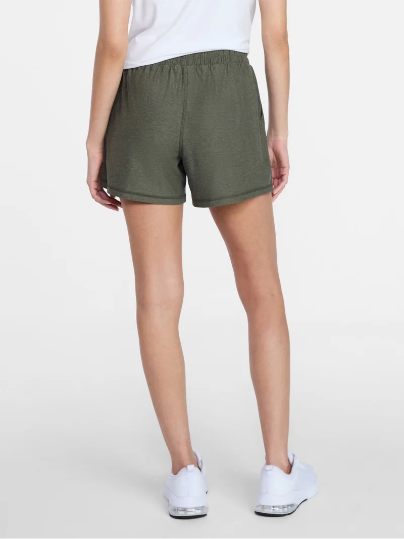 Athletic Works Women's and Women’s Plus ButterCore Soft Performance Gym Shorts, Available in 1,... | Walmart (US)