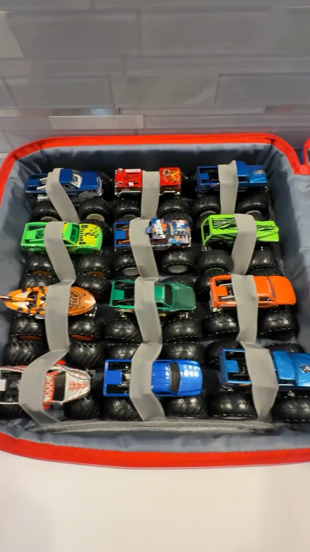 Reset Monday: Boy moms, I did it - I found the ultimate monster truck storage hack and it’s under $30!

If you’re stepping on trucks 24/7 or constantly digging through bins, this carrying case is a total game changer. 

It holds up to 24 Monster trucks (even different sizes), has elastic slots to keep them secure, and a handle so your little one can carry it everywhere.

Here’s what I loved: ✅ Holds up to 24 Monster trucks (the standard 3” size) ✅ Compact + easy to store ✅ Carrying handle = perfect for playdates or travel ✅ Actually helps keep things organized

Follow @sparklinginstyle for more mom-friendly storage solutions that keep things cute, compact + under control.

#BoyMomFinds #ResetSunday #MonsterTruckStorage #ToyOrganization #MomHacks #AmazonFindsUnder30 #SparklingInStyle #OrganizedMomEra #SmallSpaceSolutions #ToyStorageIdeas #PlayroomOrganization #MomLifeWin #MomHackMonday 

monster truck storage, boy mom hacks, toy truck organization, monster jam storage case, toy car holder, toy truck carrying case, toy organization ideas, playroom storage ideas, travel toy storage, storage ideas for kids room, compact toy storage, kids toy hacks, mom-friendly organization, organized mom era

#LTKFindsUnder50 #LTKHome #LTKKids