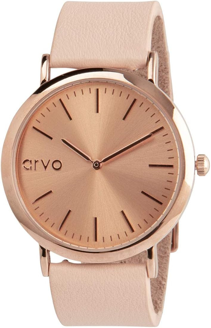 The Rose Time Sawyer Watch - Sand Leather Band 40mm | Amazon (US)