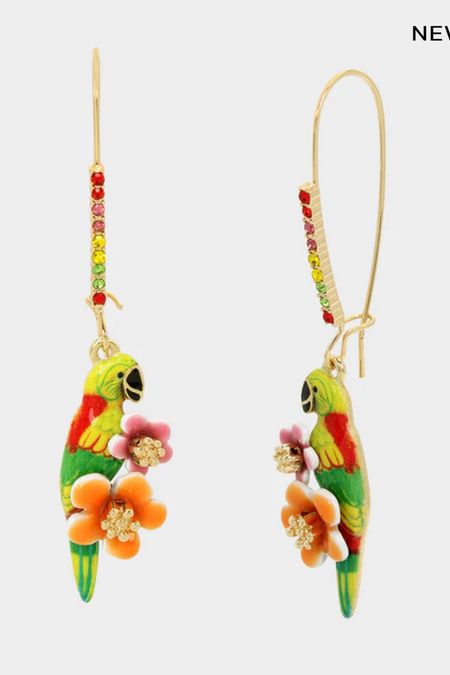 Summer statement earrings
Parrot earrings


#LTKstyletip #LTKfindsunder50 #LTKGiftGuide