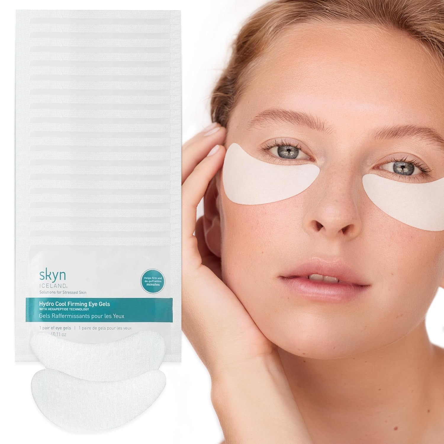 skyn ICELAND Hydro Cool Firming Eye Patches with Peptides and Coenzyme Q10 | Amazon (US)