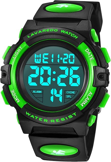 Kids Watch,Boys Watch for 3-15 Year Old Boys,Digital Sport Outdoor Multifunctional Chronograph LE... | Amazon (US)