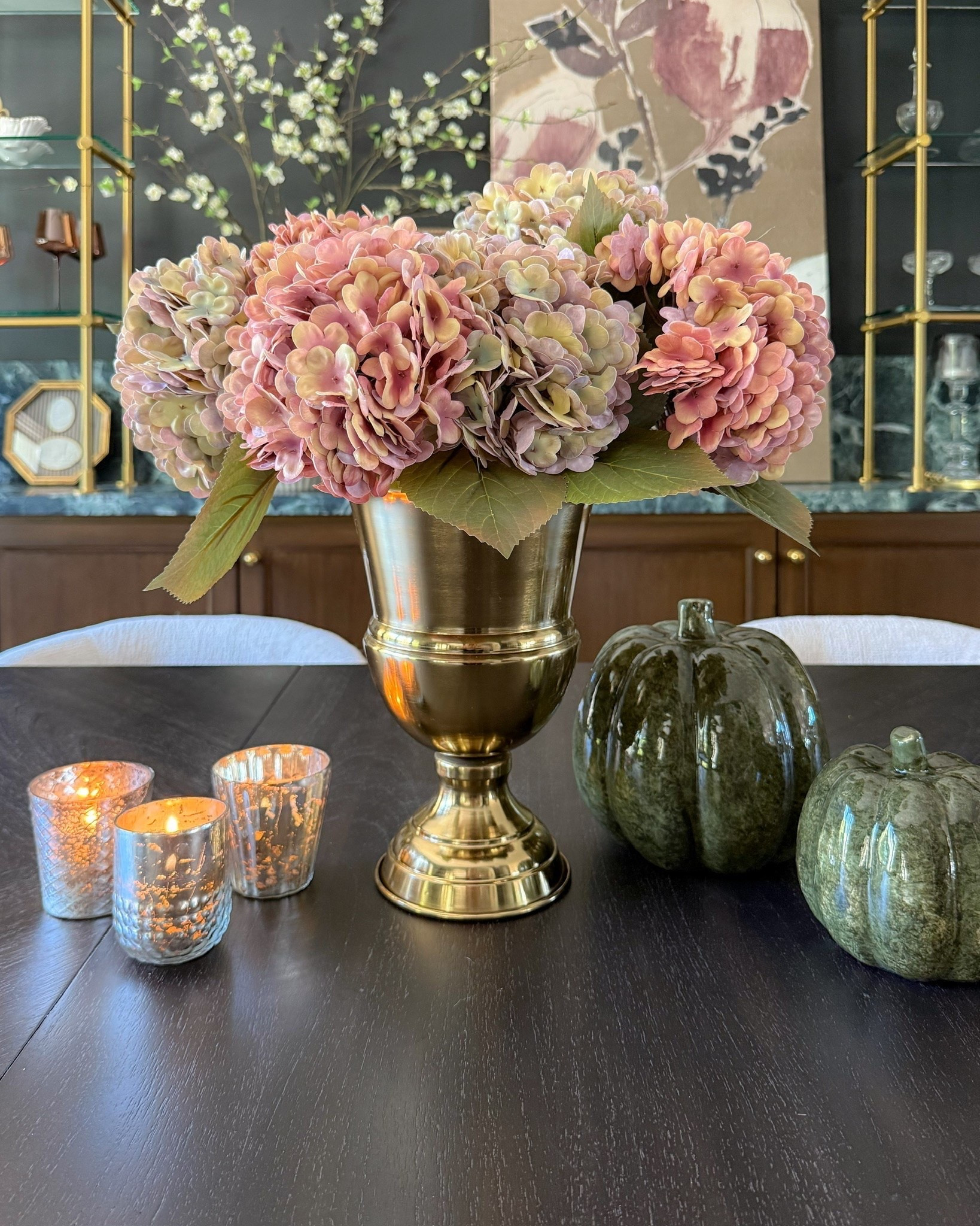 I can’t get over these faux hydrangeas! They’re so beautiful in person! 🌸

#LTKHome #LTKSeasonal #LTKdayinmylife