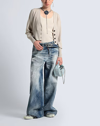 BRUNELLO CUCINELLI  | Ivory Women‘s Cardigan  | YOOX | YOOX (US)