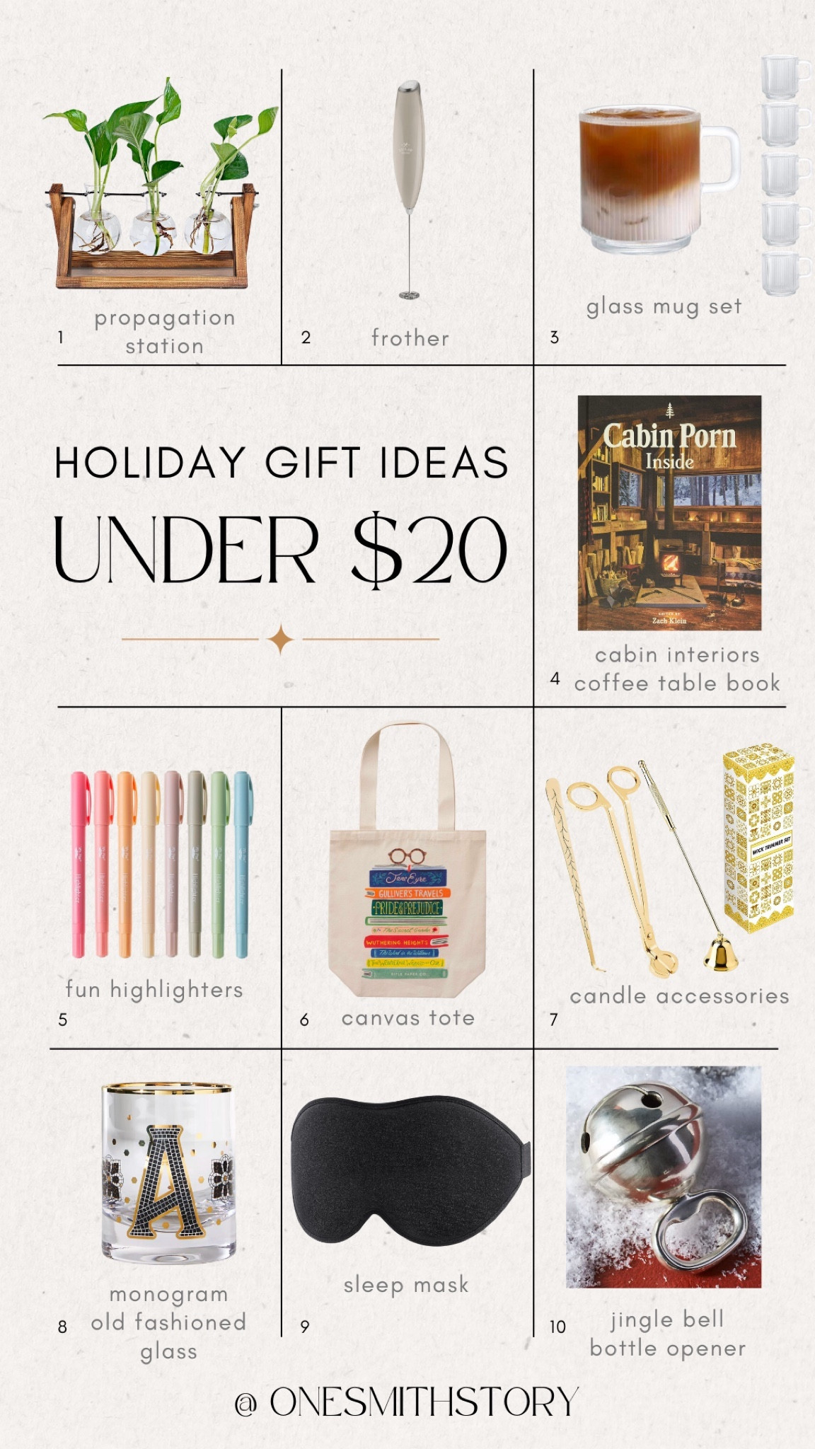 Stocking stuffers and fun gifts under $20 for friends, family and coworkers 

#LTKCyberWeek #LTKfindsunder50 #LTKGiftGuide
