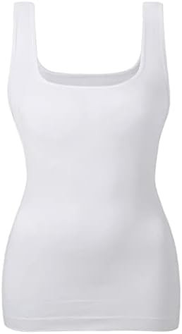 EUYZOU Women's Tummy Control Shapewear Tank Tops Seamless Square Neck Compression Tops Slimming B... | Amazon (US)
