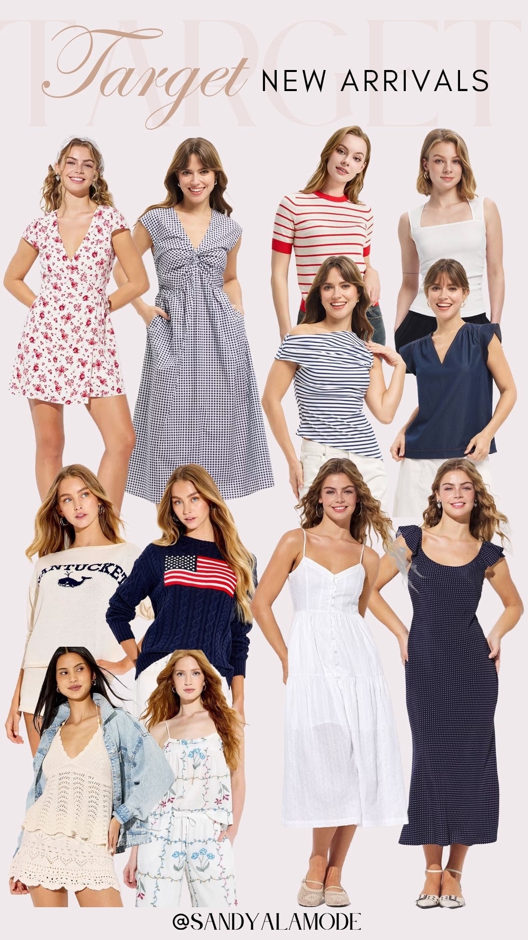 Target finds. Target fashion. Target new arrivals. Target red white blue style. Target MDW style. Target 4th of July style. Target red white blue dress. Target American flag sweater. Target Nantucket summer sweater  

#LTKSeasonal #LTKgrwm #LTKootd