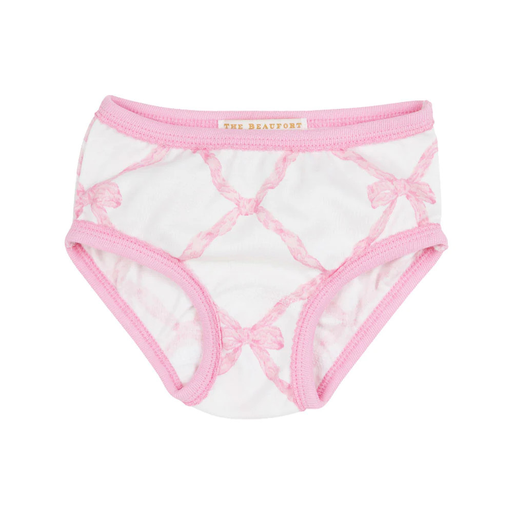 Pippy's Underpinnings - Belle Meade Bow with Pier Party Pink | The Beaufort Bonnet Company
