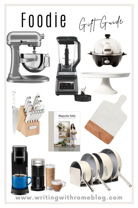 Foodie holiday gift guide

Christmas wish list for kitchen obsessed friends or family! Kitchen aide mixer on sale, hard boiled egg cooker, ninja blender, magnolia kitchen, hearth and hand magnolia home, marble cutting board, white knife set, neutral kitchen, caraway home, non toxic ceramic cookware set, keurig coffee machine with foam maker, target finds, target home, holiday gift ideas, neutral kitchen accents, kitchen appliances, recipe cookbook, coffee mug, cake stand

#LTKgiftguide 

#LTKHoliday #LTKGiftGuide #LTKfamily