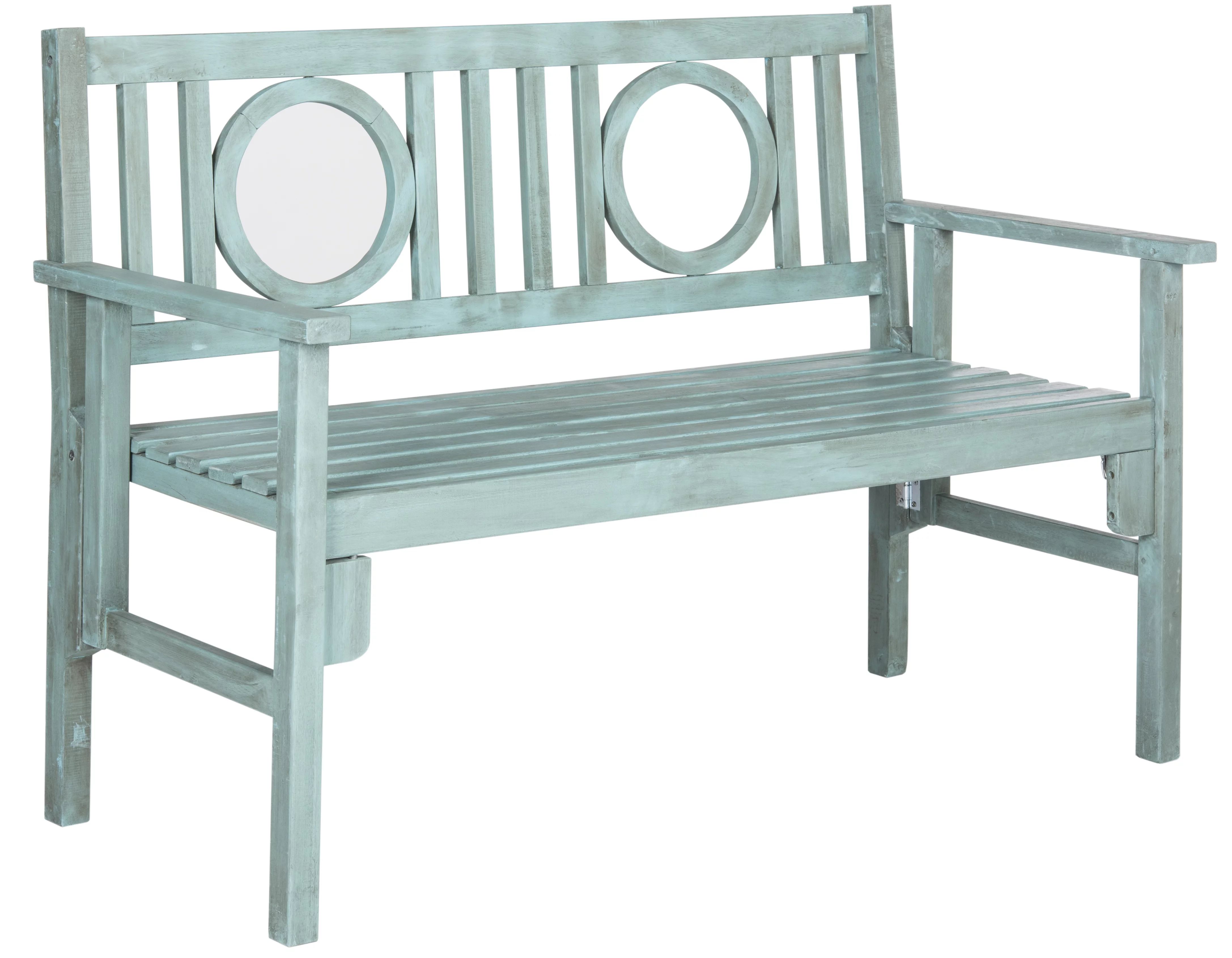 Piedmont Indoor/Outdoor Modern Folding Acacia Bench - Walmart.com | Walmart (US)