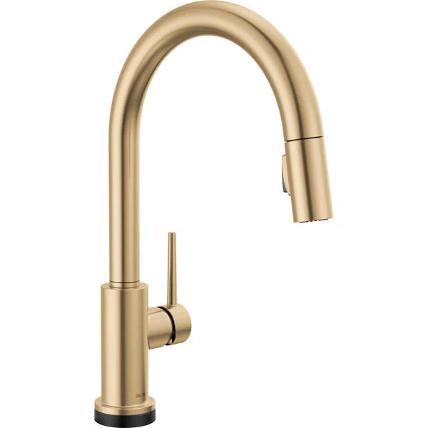 Trinsic Pull Down Sprayer Touch Kitchen Sink Faucet, Touch Control Kitchen Faucet | Wayfair North America