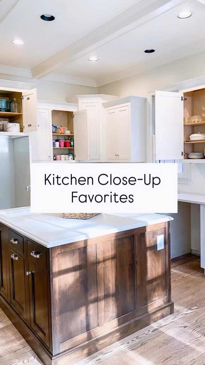 These are some of our favorite kitchen organizing solutions in any home!✨ Shop the link in our bio to see where we got all of these great products from!