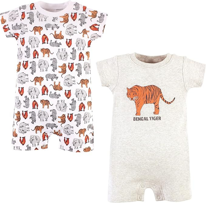 Touched by Nature baby-boys Organic Cotton Rompers | Amazon (US)