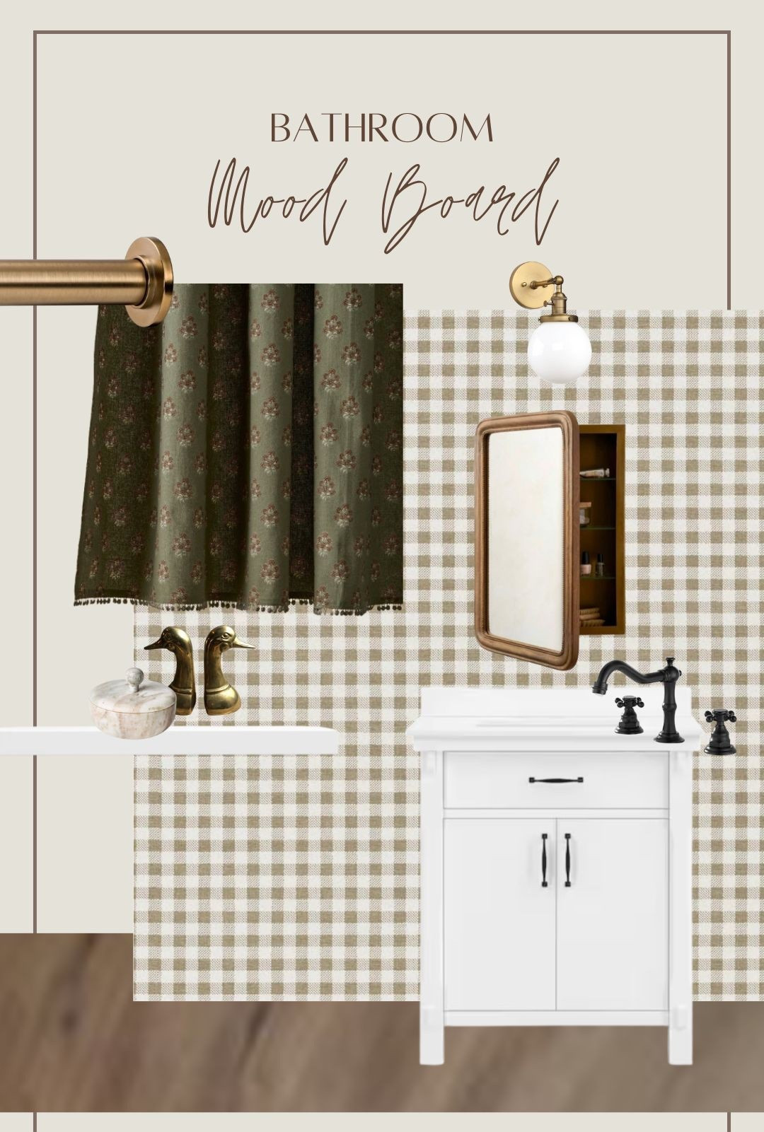 Everything I’ve bought so far for our new bathroom downstairs! I can’t wait to see it come to life. 

Duck book ends are vintage but found the same ones on Etsy! Shower curtain and medicine cabinet are from Magnolia, but sold out. Linked similar!

Bathroom, vanity, mirror, medicine cabinet, light, duck, magnolia, shower curtain, gold, vintage, Nancy Meyers inspired, bathroom inspo, inspiration, home, home remodel, lighting 

#LTKFindsUnder100 #LTKSaleAlert #LTKHome