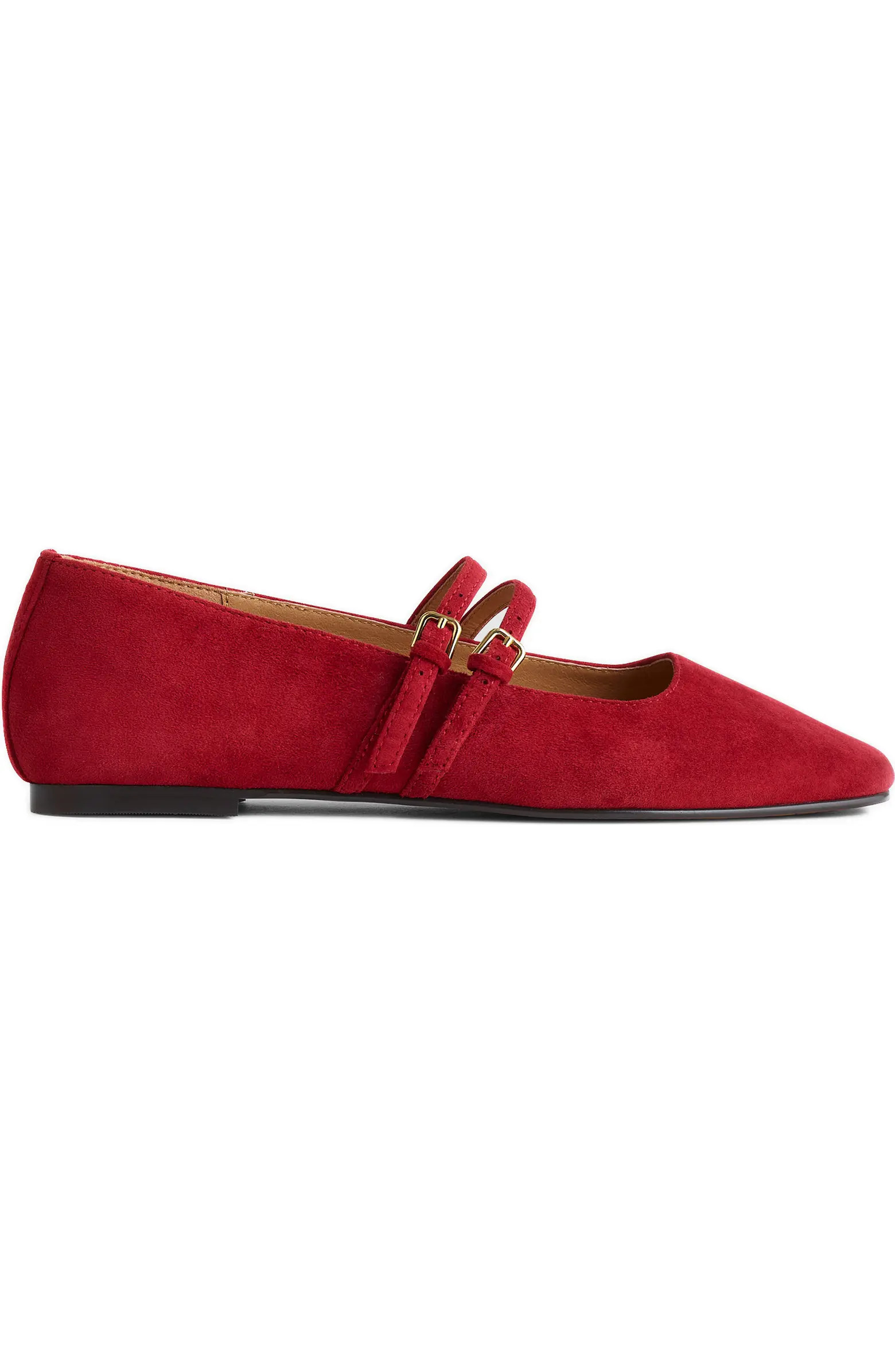 Greta Double Strap Mary Jane Flat (Women) | Nordstrom