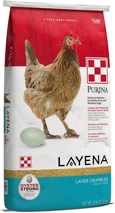 Purina Layena | Nutritionally Complete Layer Hen Feed Crumbles - Chicken Feed | 25 Pound (25 lb) ... | Amazon (US)
