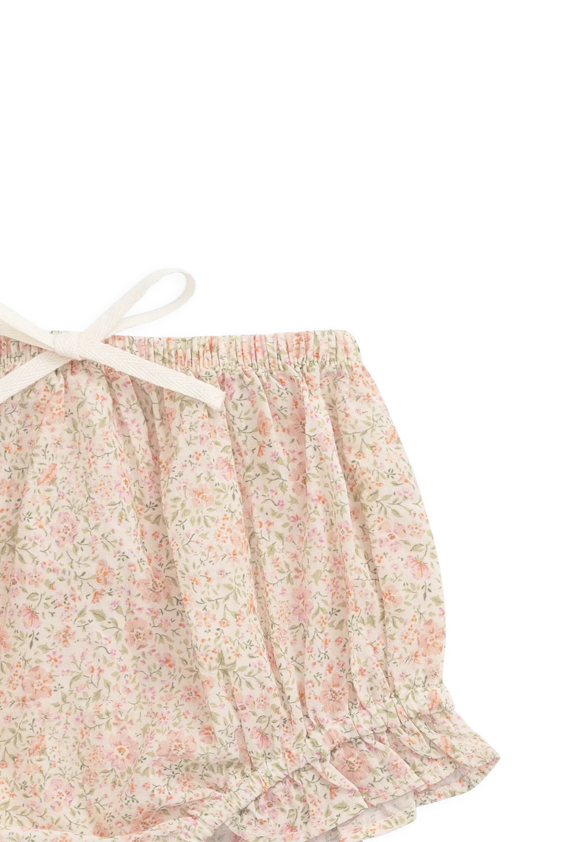Organic Cotton Frill Bloomer - Flora Pink | Jamie Kay