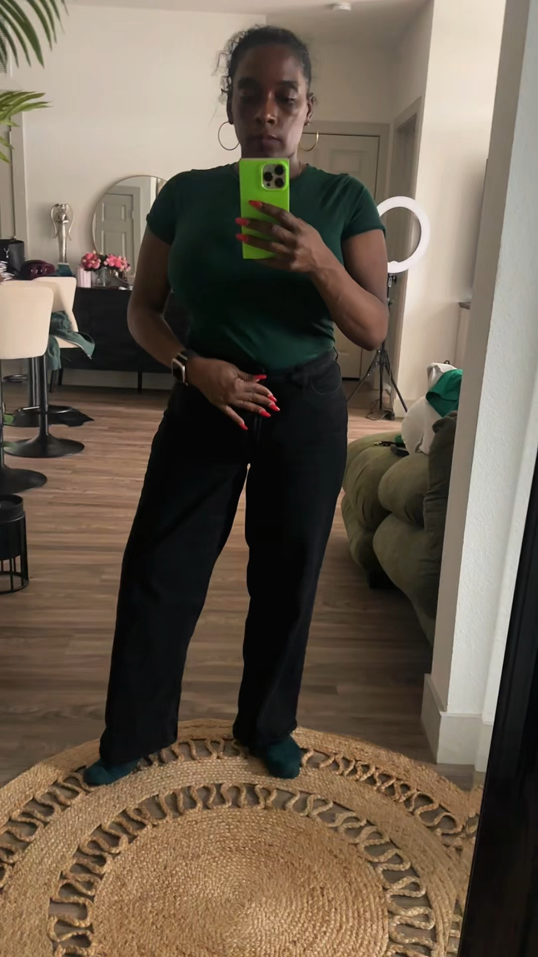 Simple outfit 🤍

Green bodysuit (M) + black wide leg jeans (10) with a zip up for my college Wednesday 💕

#LTKootd #LTKgrwm
