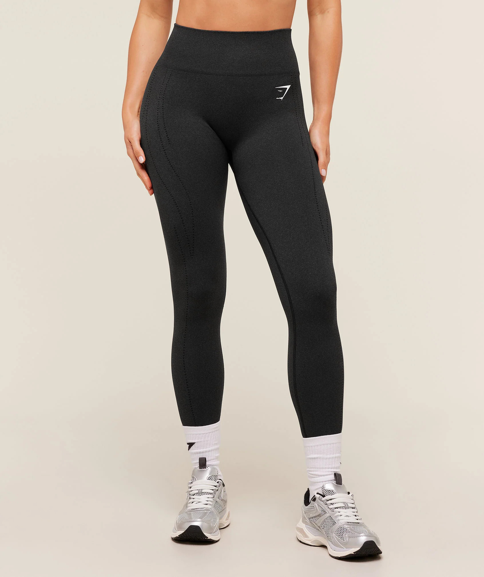 Gymshark VItal Warm Leggings - Black Marl | Gymshark US