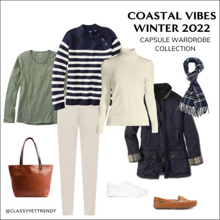 A NEW capsule wardrobe for the Winter season inspired by the Coastal Grandmother style ✔️ This Capsule Wardrobe reflects the colors and aesthetics of the beach with relaxed, soft and airy casual outfits in breathable fabrics.  

Get your Coastal Vibes Capsule Wardrobe: Winter 2022 Collection, now available at ClassyYetTrendyStore.com
#coastalgrandmother

#capsulewardrobe  #casualstyle #readytowear  #mystyle #howtostyle #easyoutfit #effortlesschic #effortlessstyle #winterstyle  #winteroutfit #winterlook #simplestyle #simplechic #neutralstyle #neutralaboutit #classicoutfit #classicstyle #coastalstyle #womenover40 #womenover50 #beachwear #beachstyle #moodboardmonday #coastalliving #coastalhome #coastaldecor #hamptonsstyle