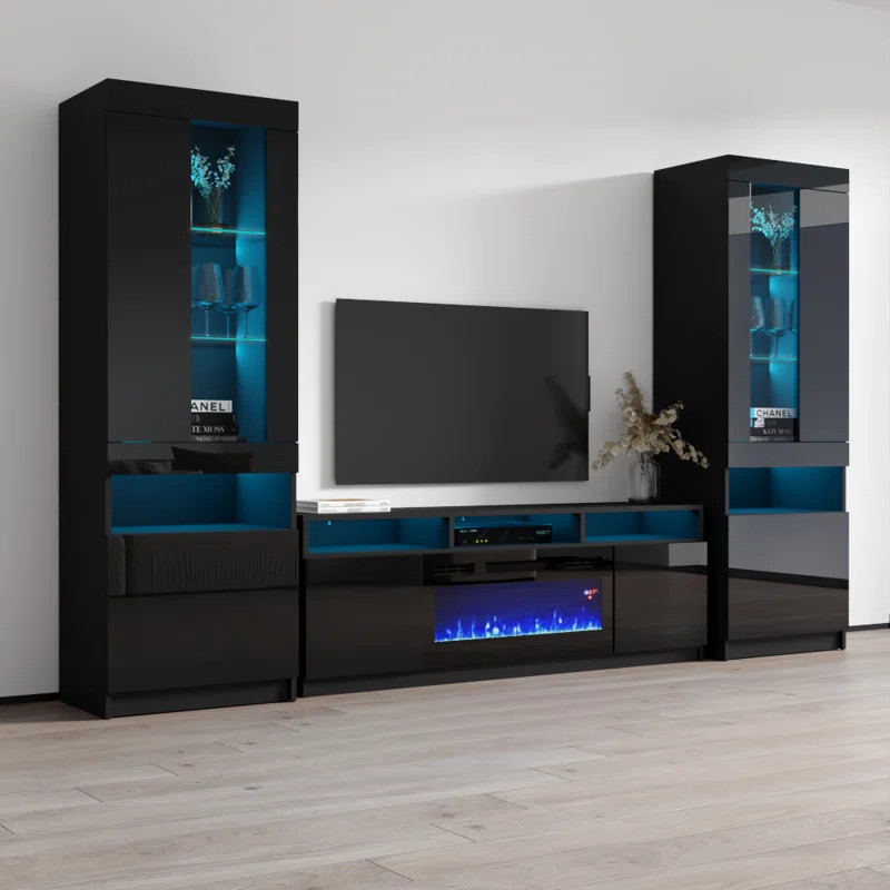 Azniv 110.2'' Media Center | Wayfair North America
