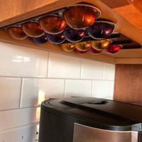 Nespresso Vertuo Pod Holder | Under Cabinet Or Wall Mounted Storage For Pods Minimalist Design To De | Etsy (US)