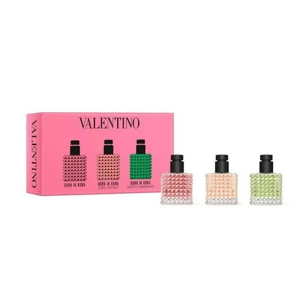 Valentino Perfume Mini Gift Set for Women: Born in Roma Donna Trio Discovery Set - Includes Born in Roma Donna, Coral Fantasy, Green Stravaganza 0.2 fl oz Each | Walmart (US)