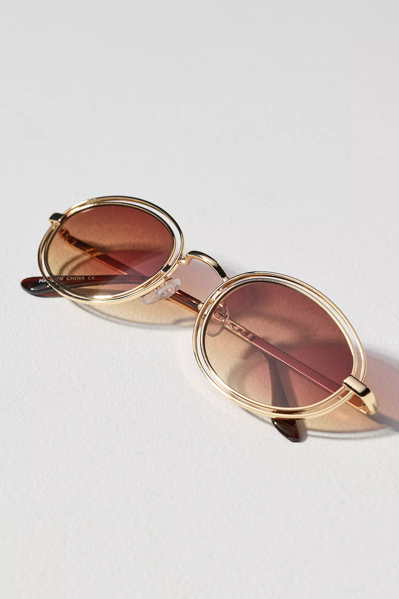I-SEA Oval Rim Sunglasses | Anthropologie (US)