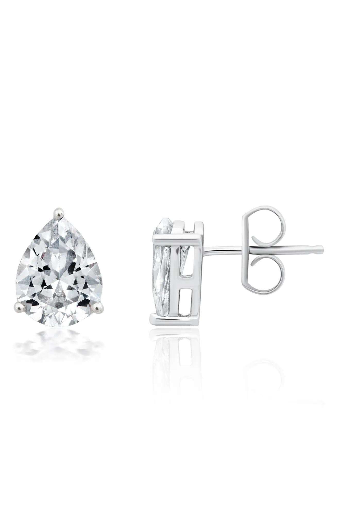 Pear Cut Cubic Zirconia Stud Earrings (Women) | Nordstrom | Nordstrom