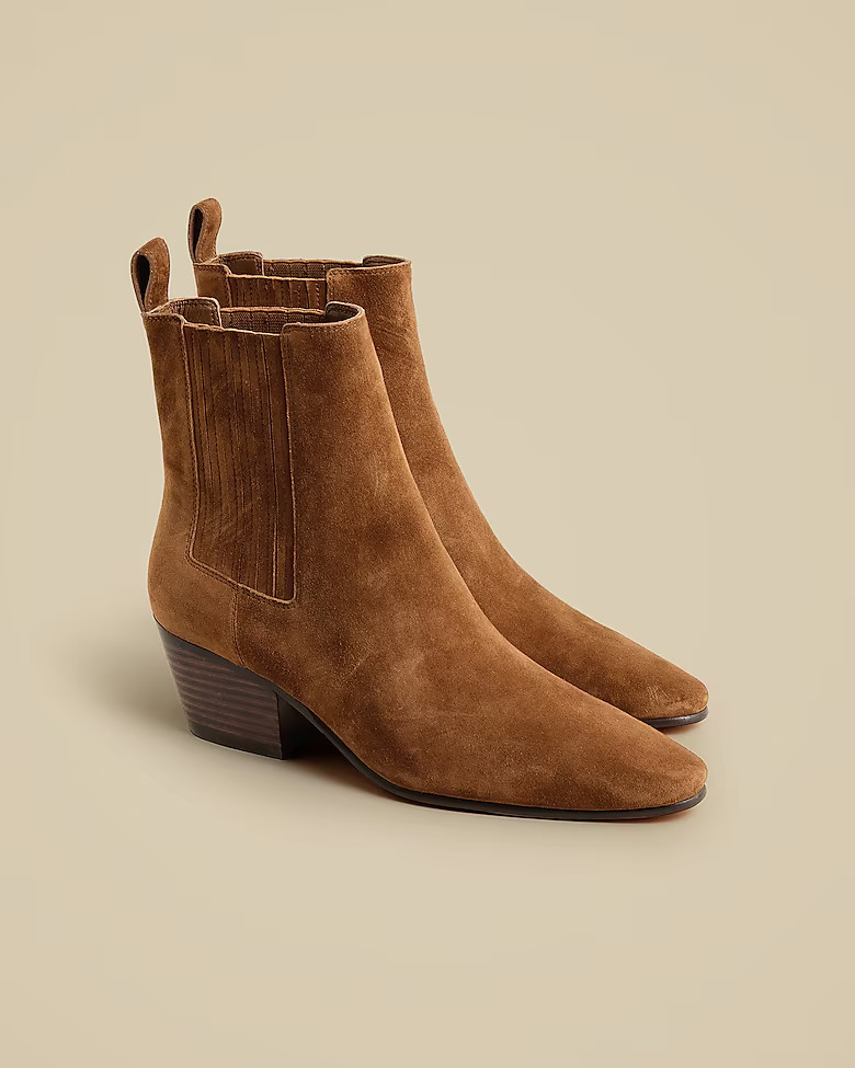 Piper ankle boots in suede | J. Crew US