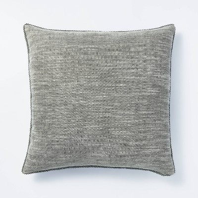 Cotton Velvet with Lace Trim Reversible Throw Pillow - Threshold™ designed with Studio McGee | Target
