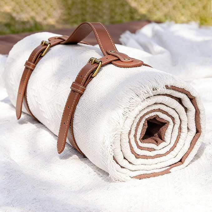 Tiny Land Picnic Blankets, 2 in1 Double Layer Waterproof Mat + Blanket, Foldable Beach Mat,Outdoo... | Amazon (US)