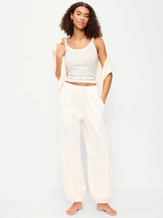 Lightweight Pull-On Parachute Sleep Pants | Old Navy (US)